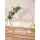 Couronne Personnalisée + Fleurs sèchées